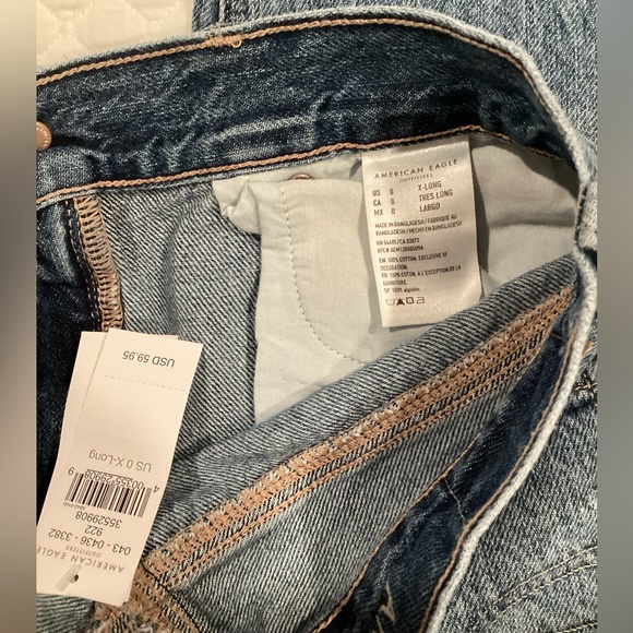 American Eagle Relaxed Mom Jeans 0 X-Long - Picture 10 of 11